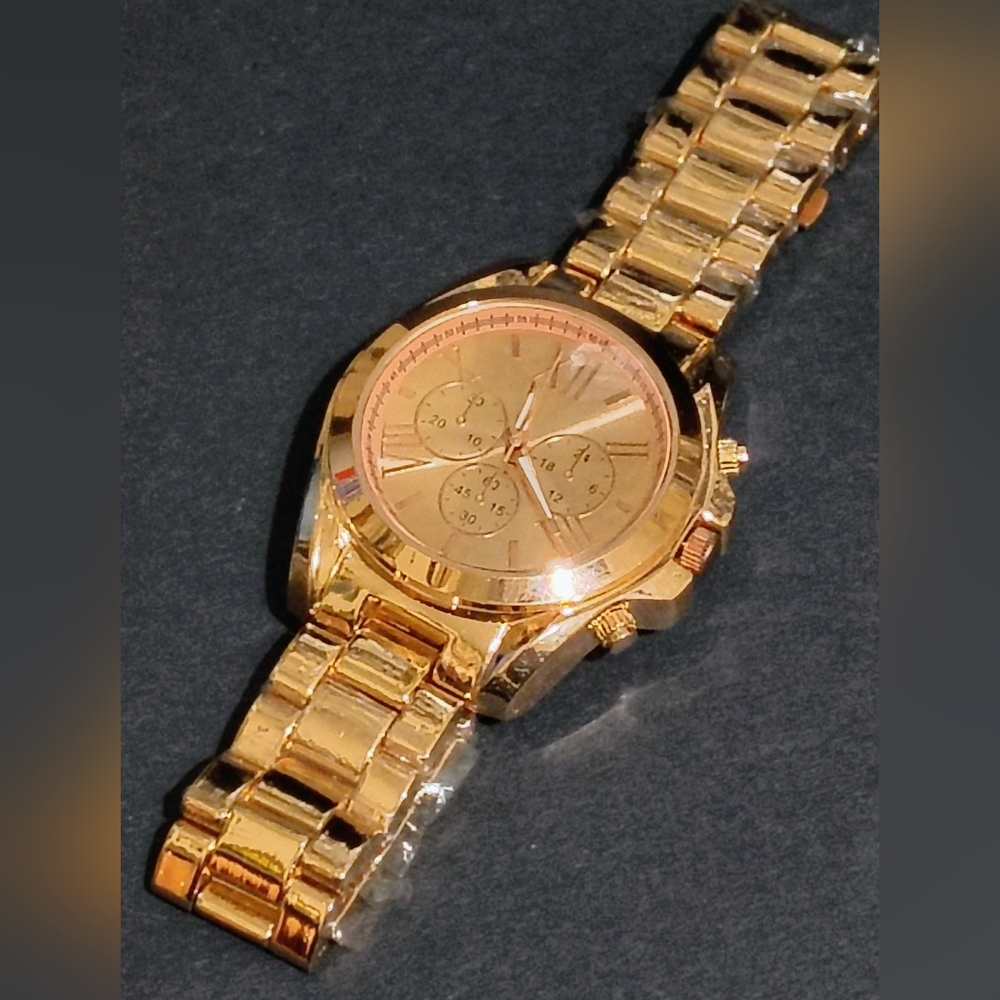 Men's Stainless Steel & Rose Gold Watch - New